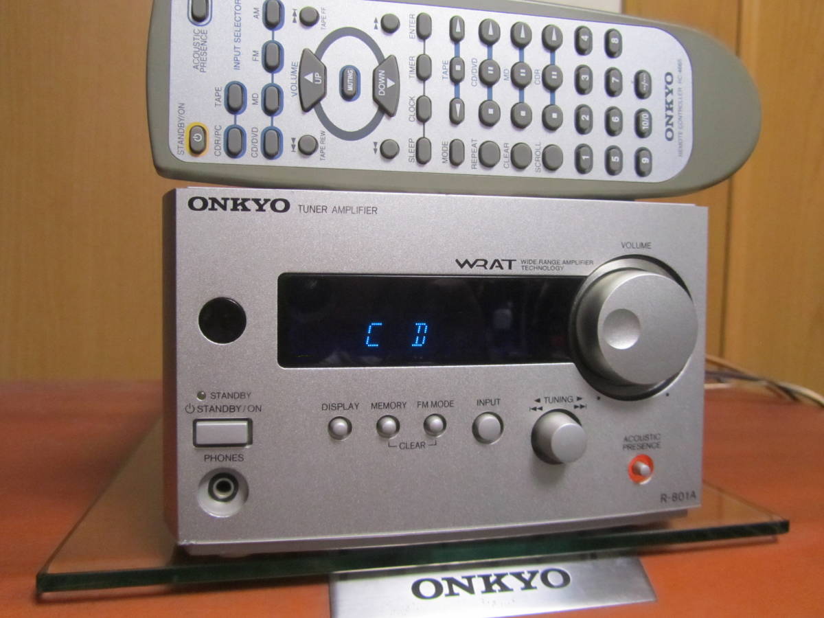 ONKYO R-801A チューナーアンプ C-701A - リモコン付｜Yahoo!フリマ