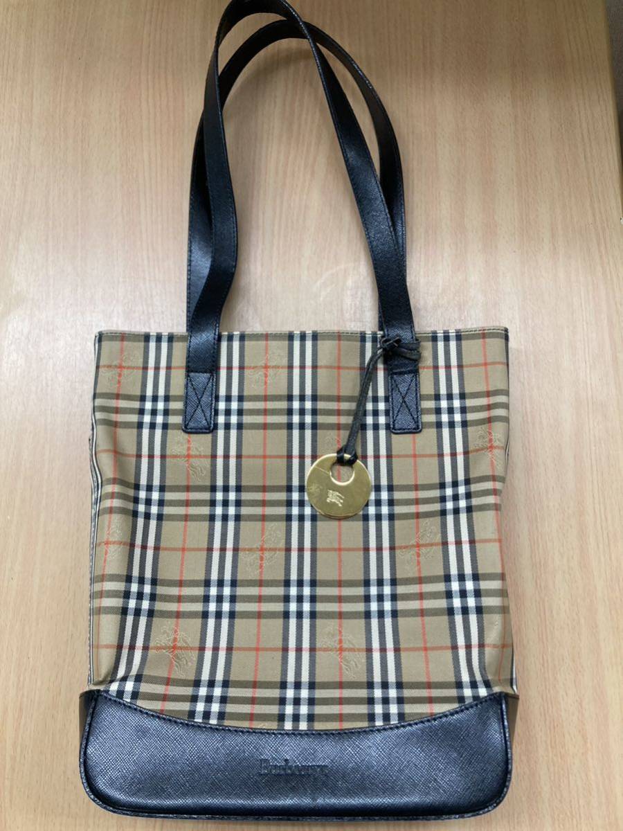 ☆Burberrys バーバリー Burberry トートバッグ ノバチェック チェック