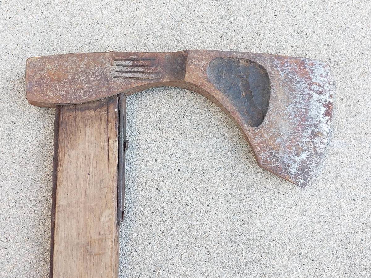 斧　オノ　はつり斧　在銘　②