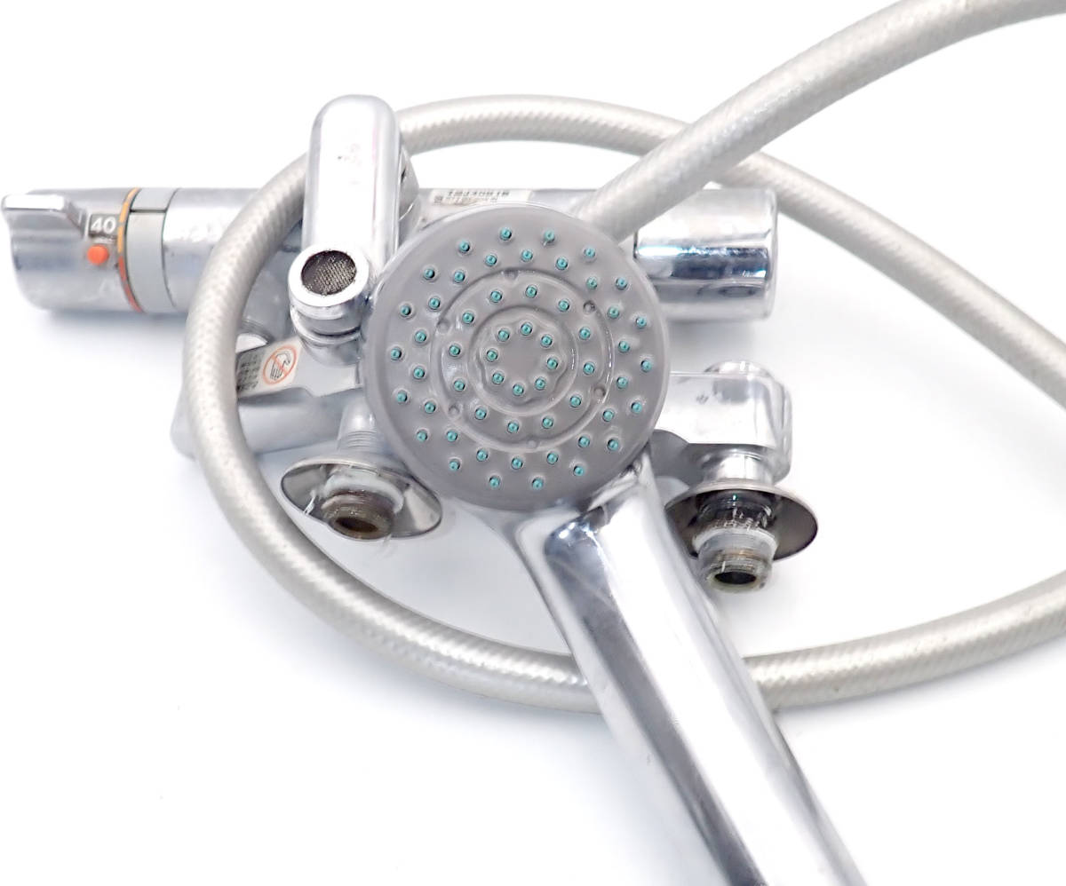 水道 蛇口 壁付サーモスタットシャワー混合栓 TOTO 浴室用 TMJ40B1B 
