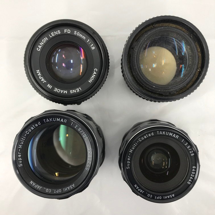 カメラ用レンズ ジャンクおまとめ キヤノン Canon FD 50/1.8