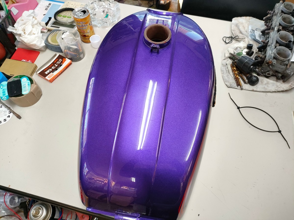 GT380 後期 純正タンク 当時物 カスタムペイント 比較的美品 (検索