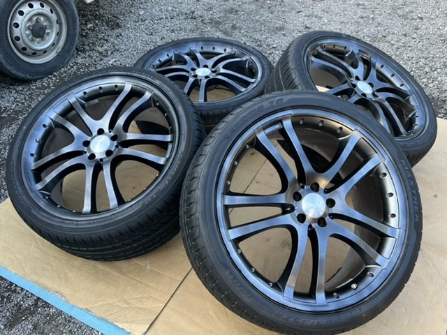 ホイール付タイヤ４本セット 本物 BRABUS ブラバス MONOBLOCK S 10J×22H2ET65 PCD112 285/35/22 MAXTREEK 2021年製(ほぼ新品タイヤ
