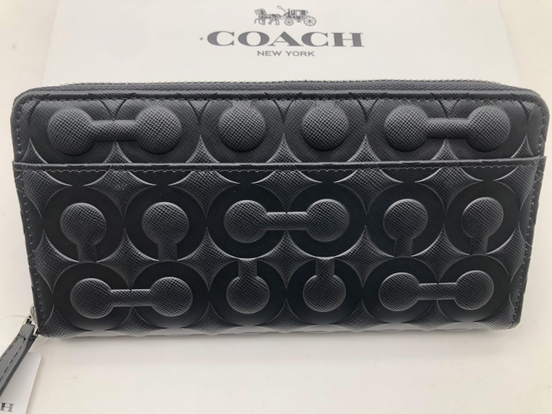コーチ COACH 長財布 財布 シグネチャー アコーディオンラウンドジップウォレット財布 新品 a202