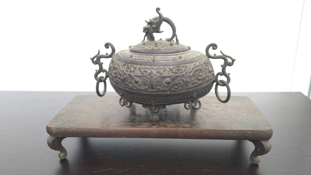 仏具 香炉 火舎香炉 – 線香立て - 寺院用仏具 曹洞宗両山紋高蒔絵