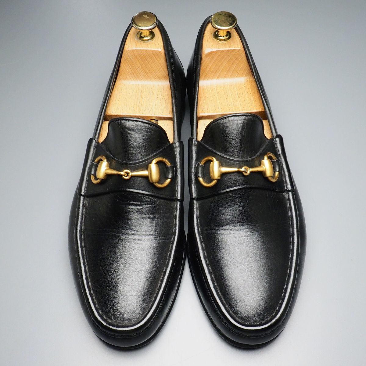 MF6131//イタリア製*グッチ/GUCCI*メンズ8D/ホースビットローファー
