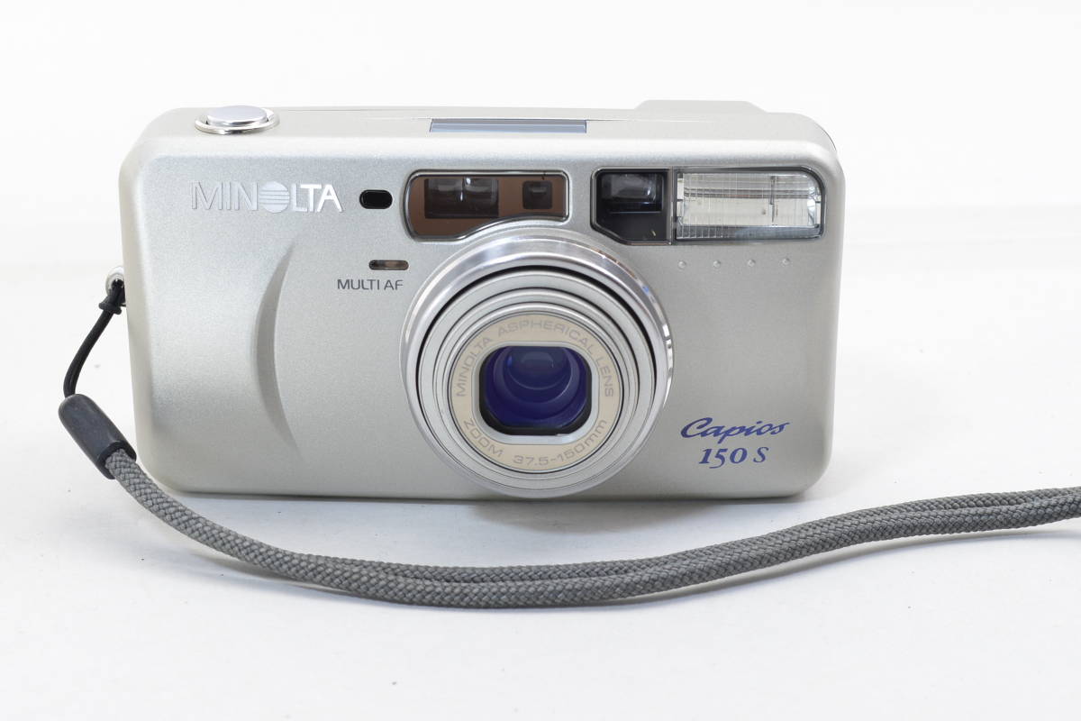 美品　動作品MINOLTA Capios 150 S シルバー コンパクトカメラ ecoま】ミノルタ MINOLTA Capios 150 S no.41010009 美品 コンパクト