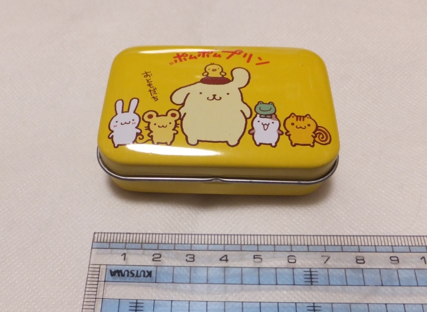 サンリオ ポムポムプリン 空缶 2008年 小物入れ ケース ミニ マフィン