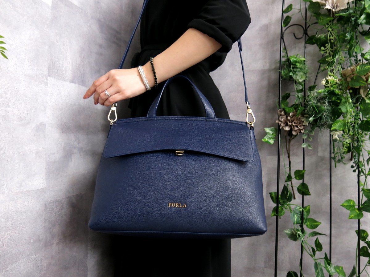 ○未使用 保管品○FURLA フルラ○NIKI ニキ○カーフ レザー 本革○2way  