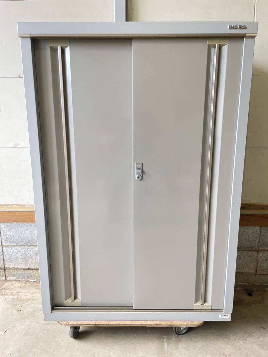 埼玉・組立済】イナバ物置 MJ-115D 横110cm×奥行54cm×高さ160cm 倉庫 