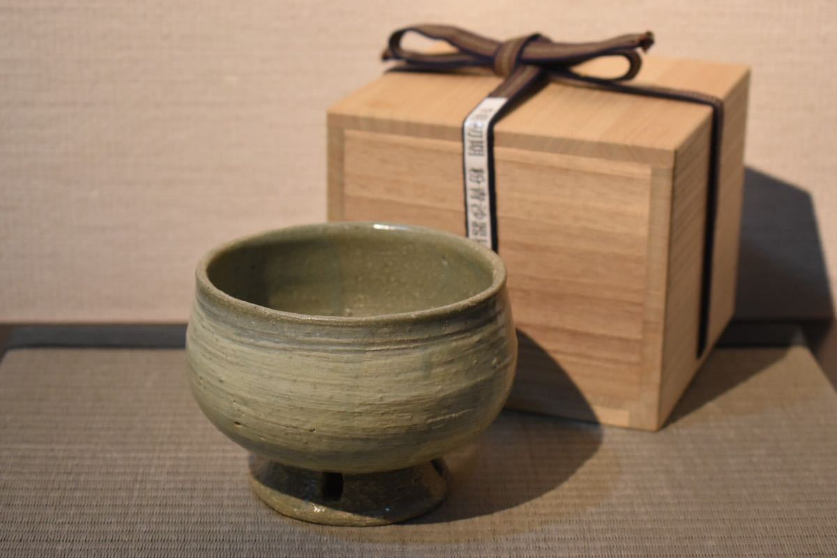 茗】永楽 即全 (善五郎) 作 御本 猿之絵 茶碗【正全 替茶器 香山 即中