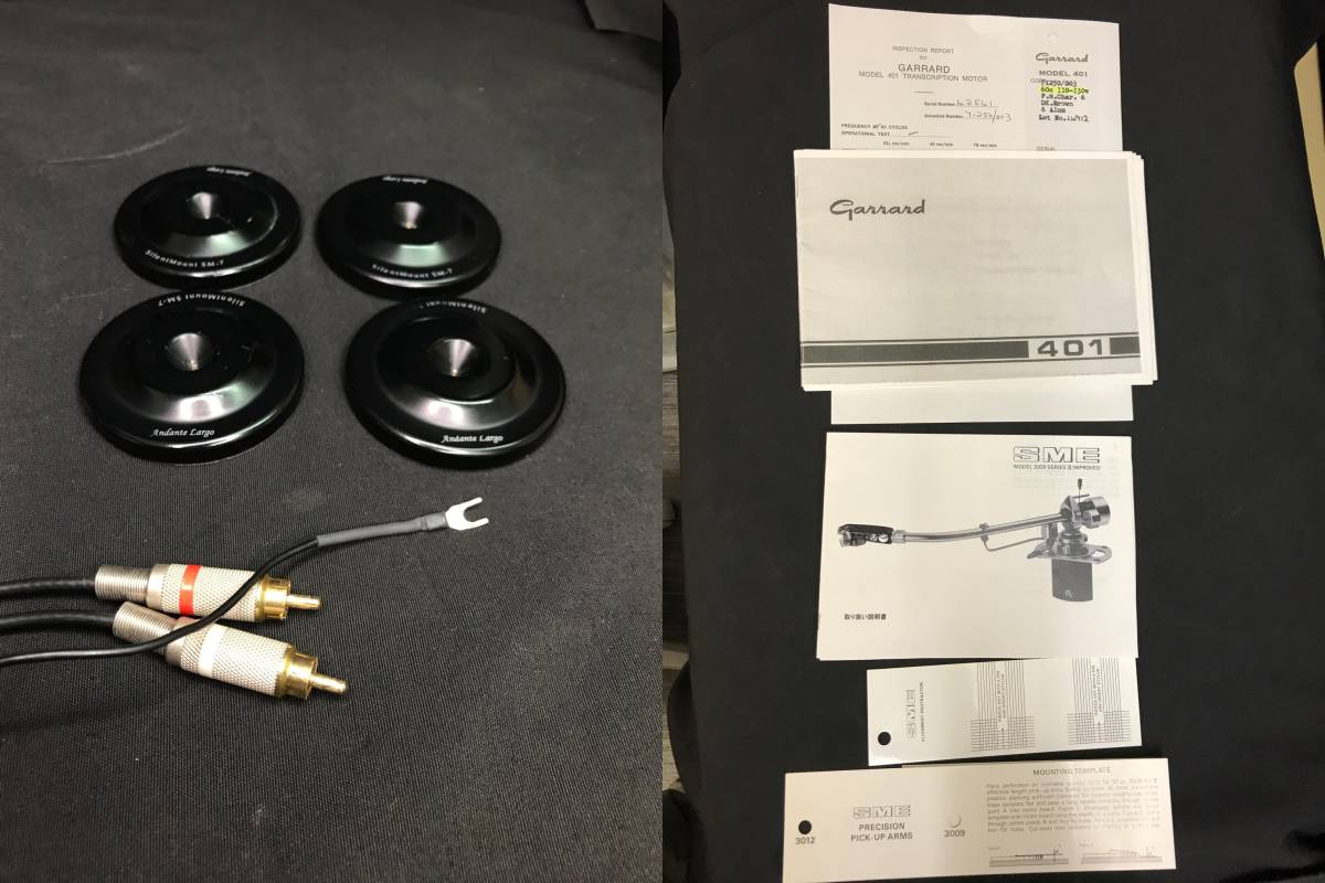 GARRARD(ガラード） ターンテーブル Model 401 + SMEトーンアーム 3009 Series2 Improved_10