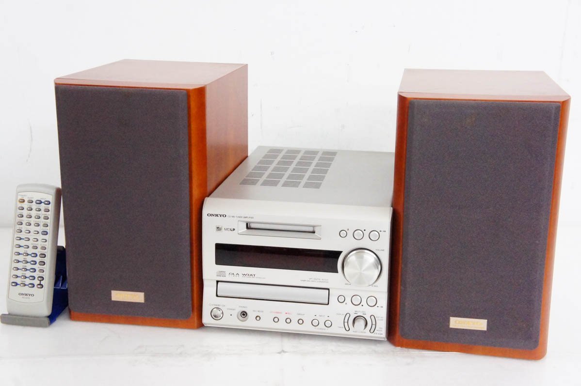 ONKYO ONKYO オンキヨー FR-T1X CD，MDコンポ 動作良好 FR-T1
