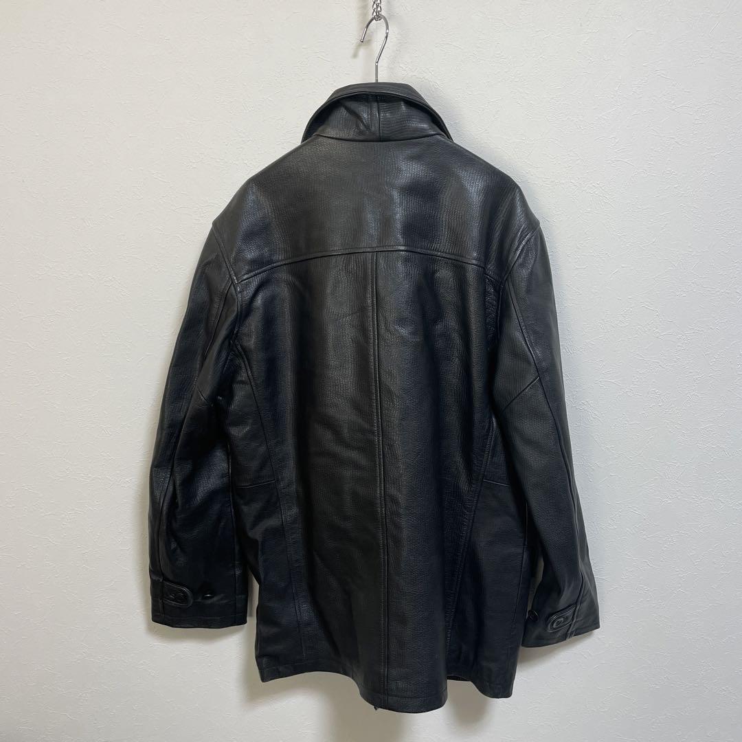 激レア 三つ星 ☆ 初期 RRL カウレザー カーコート ダブルアールエル 