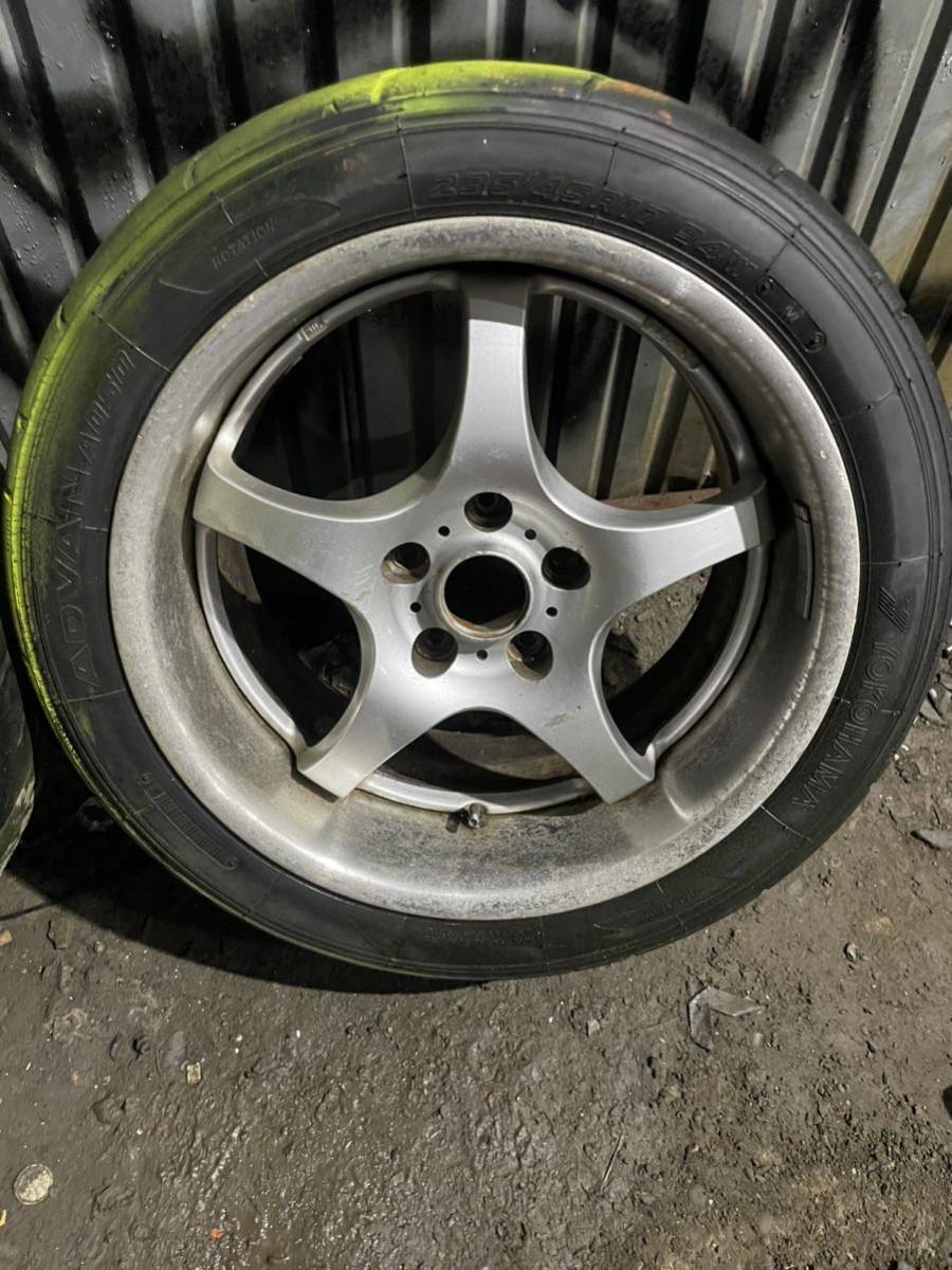 社外 17インチ ホイール 9j ドリケツ S13 S14 S15 Jzx90 Jzx100 Jzx110