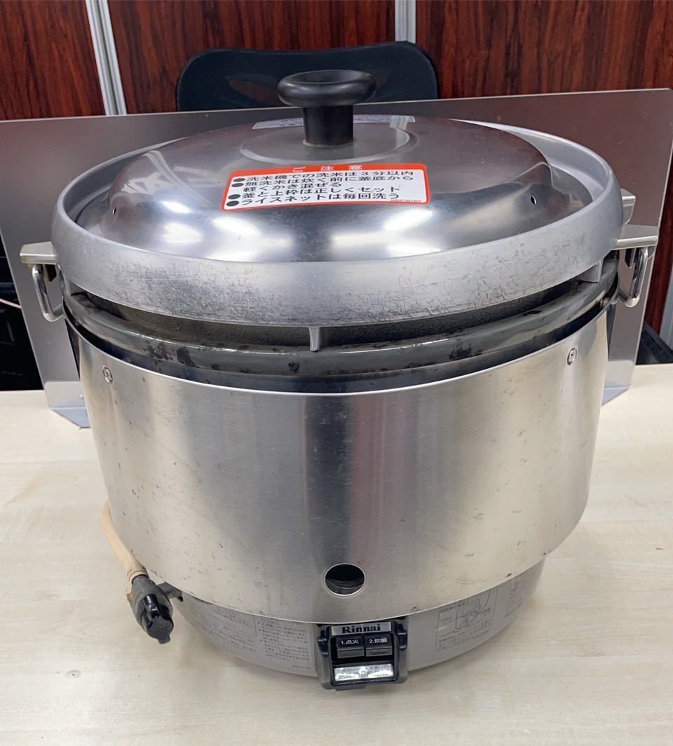 生活家電 Rinnai 業務用ガス炊飯器 RR -30S1 美品‼️