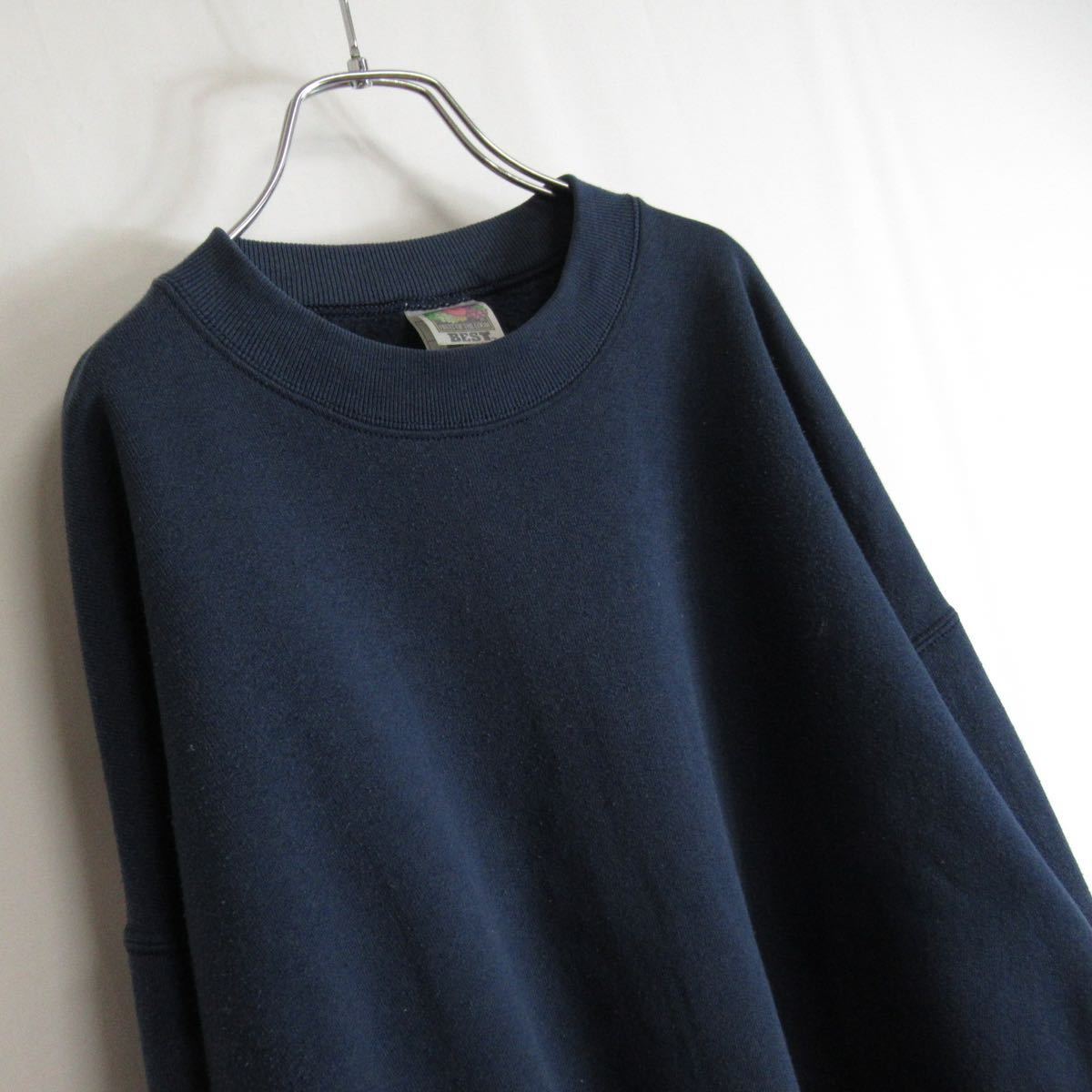 90s FRUIT OF THE LOOM スウェット シャツ トレーナー Lサイズ ユニ 