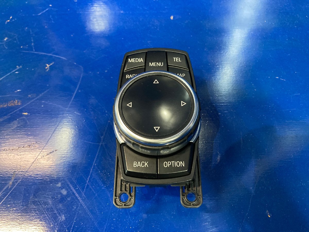 ◇FW20 5シリーズ F10 後期 BMW純正 ナビコントローラー オーディオコントローラー ナビスイッチ iDriveコントローラー 6582 9320989-03