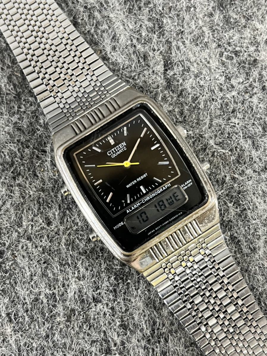 CITIZEN シチズン プロマスター クロノグラフ アナデシ 腕時計 稼働品 