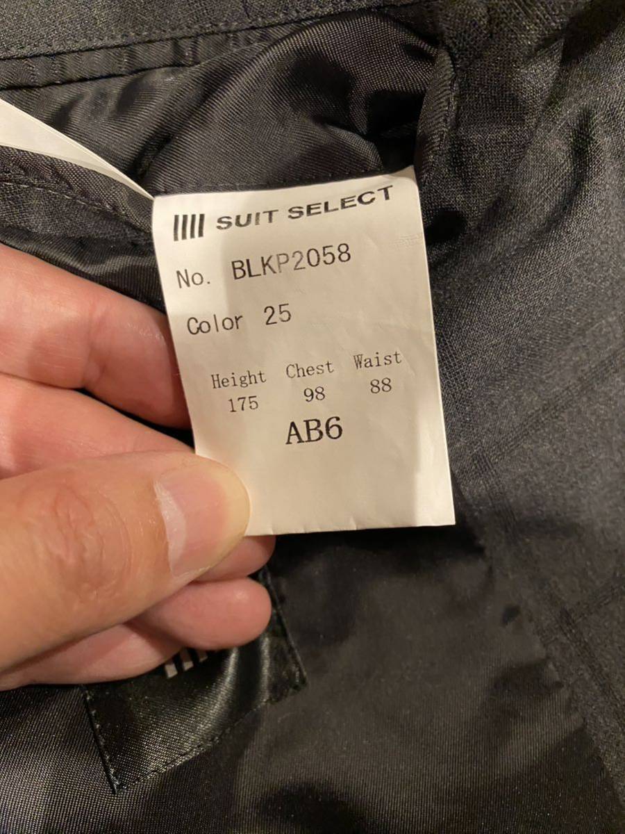 リネン混⭐︎SUIT SELECT セットアップスーツ ウィンドウペン グレー M