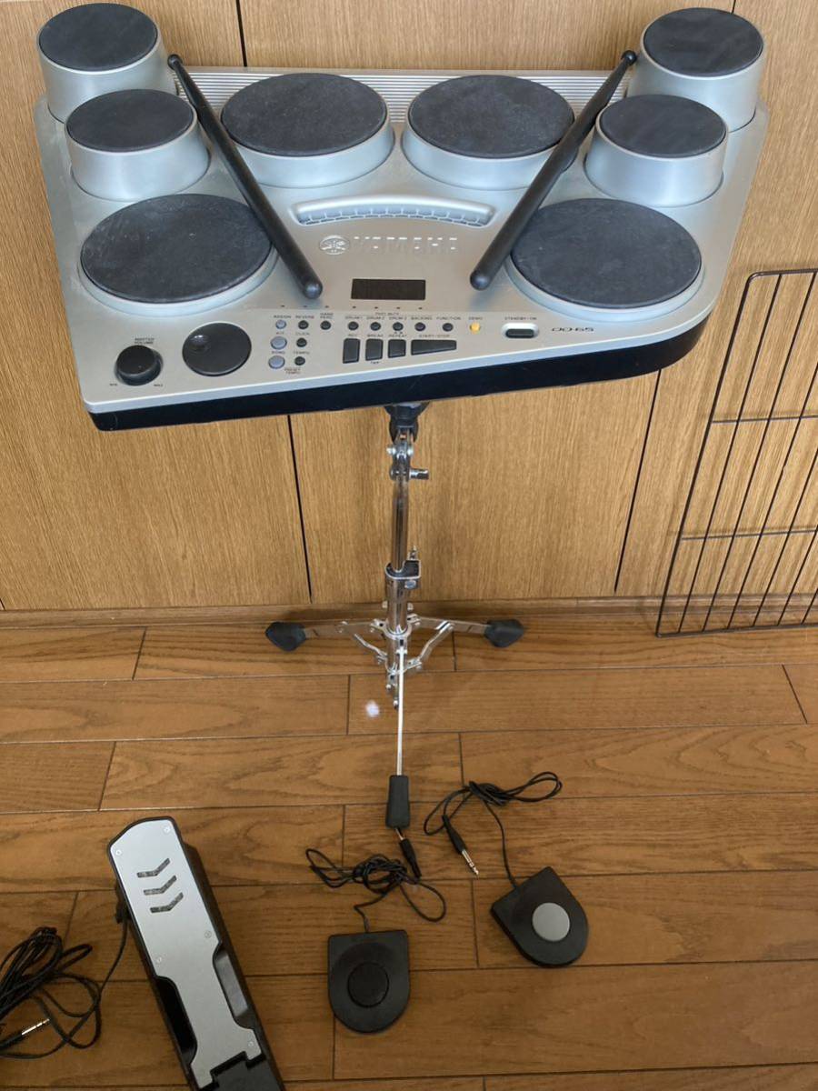 YAMAHA DD-65 ① ＋ キックユニットKU100 ② ＋ スネアスタンド ③ の 