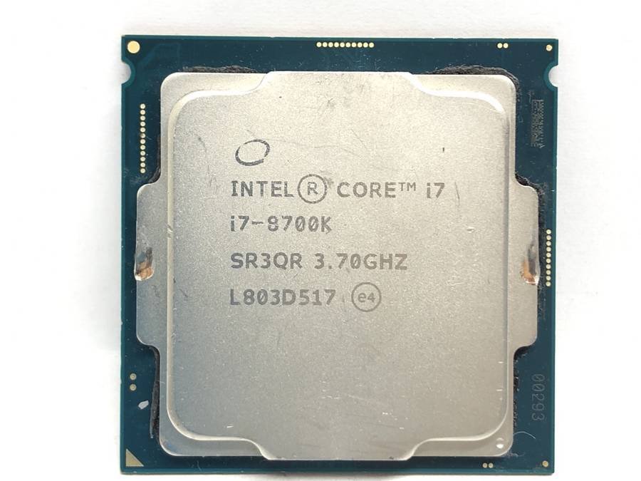 intel SR3QR CORE i7-8700K 3.70GHz CPU□現状品