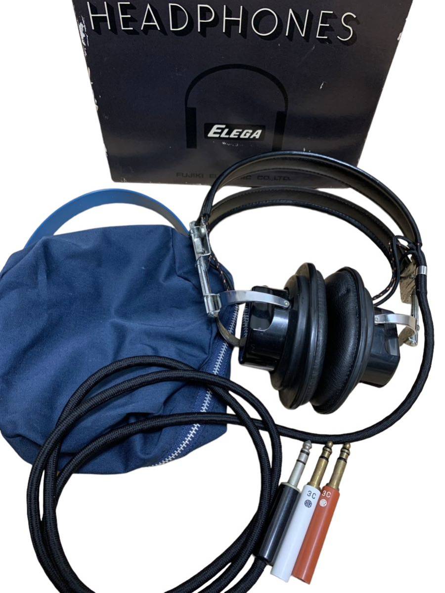 ELEGA エレガ DR-592C モニターヘッドホン オーディオ機器 DR-592 希少