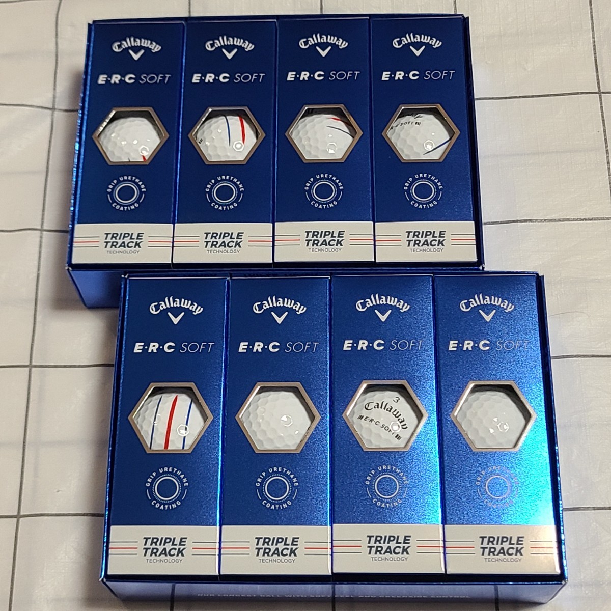 キャロウェイERCソフトボールトリプルトラックイエロー2ダース2025年