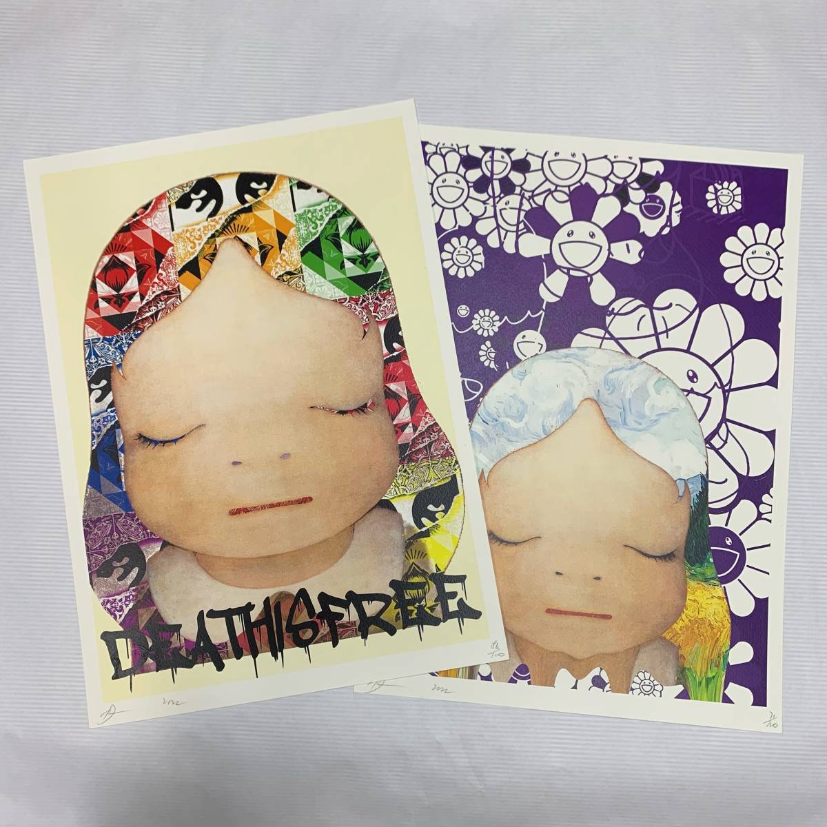 2022年 DEATH NYC 現代アート ポスター エディションナンバー入り2枚セット A