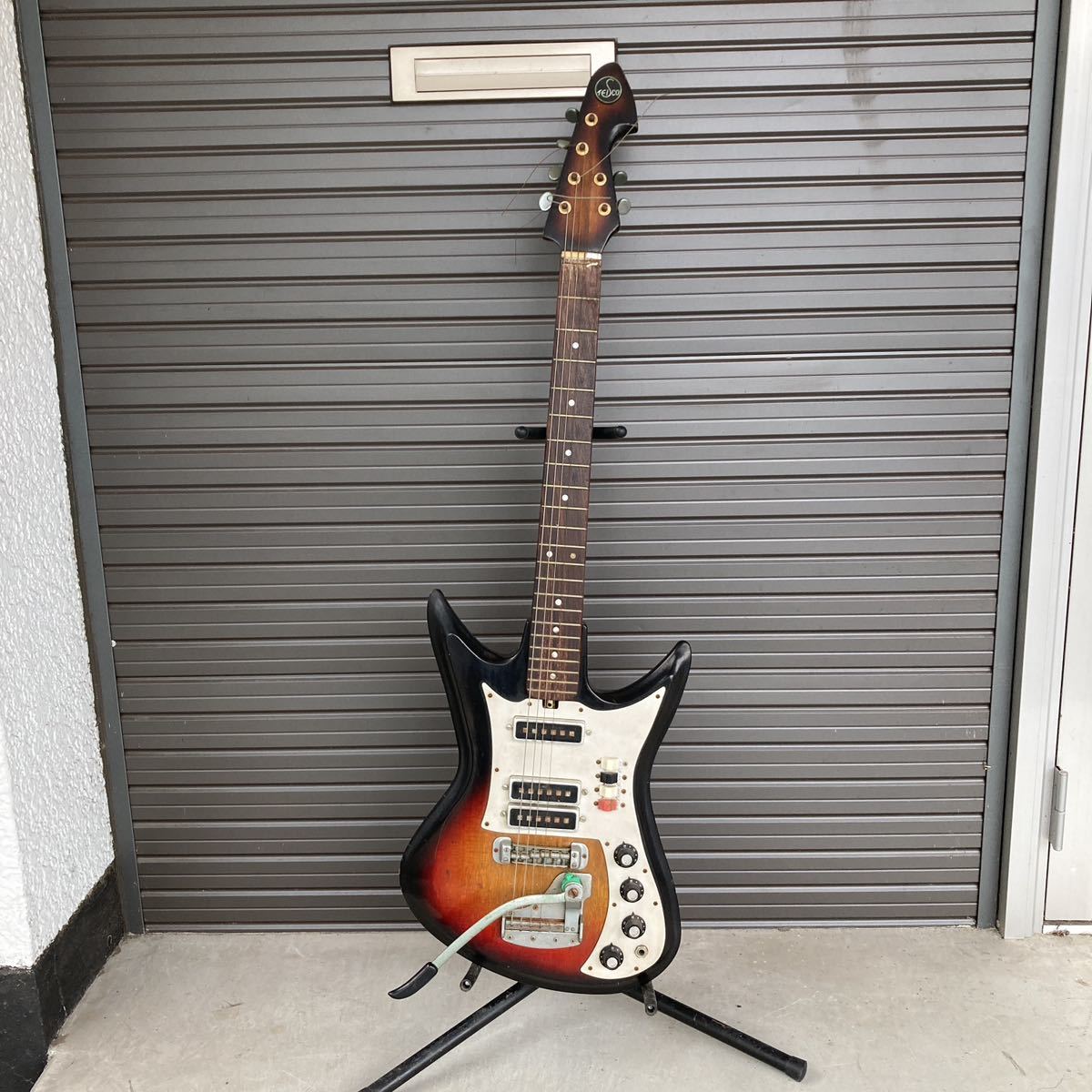 TEISCO テスコ エレキギター ギター 弦楽器 ビザール V-2 楽器 中古