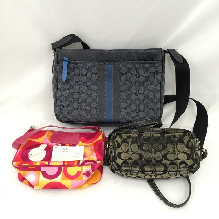 COACH　コーチ　帽子　ショルダーバッグ　財布　おまとめ【BJAP1013】