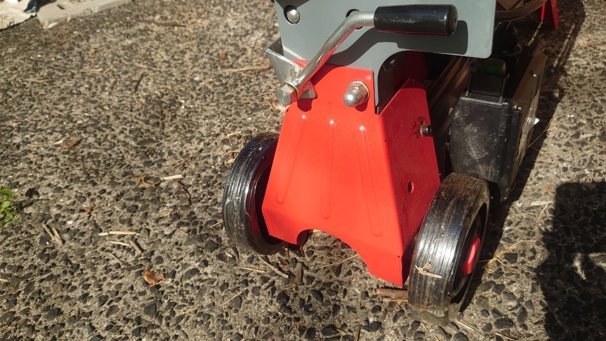 藤原産業 SK11 油圧式薪割り機 電動 2t CWM-52 中古 結構美品 引き取り 