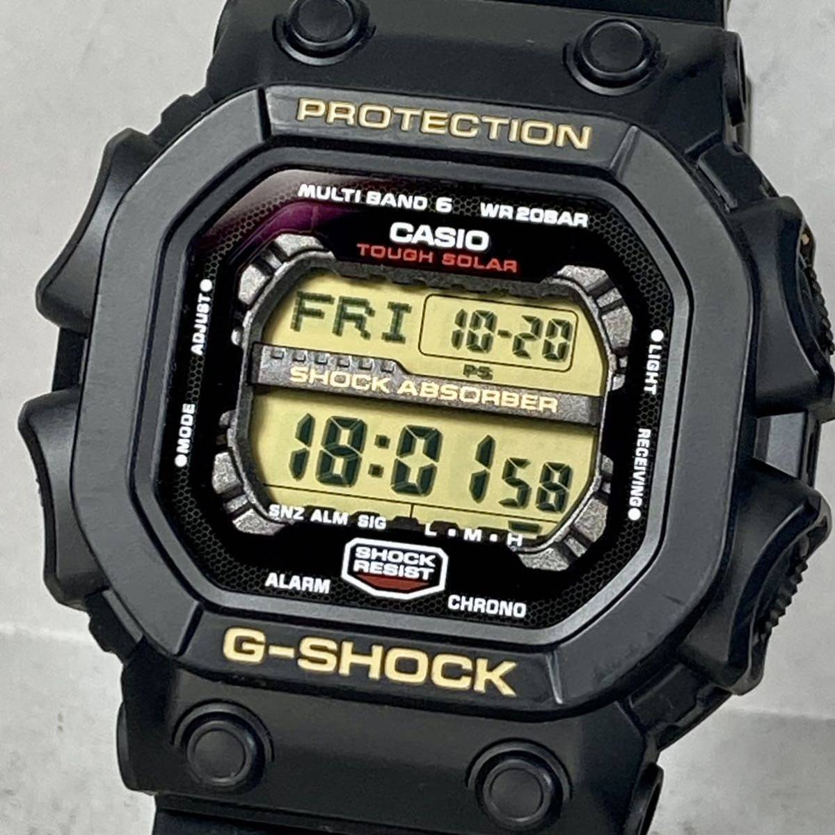 極 箱説タグ付G-SHOCK GXW-56-1BJF タフソーラー 電波受信 電波 