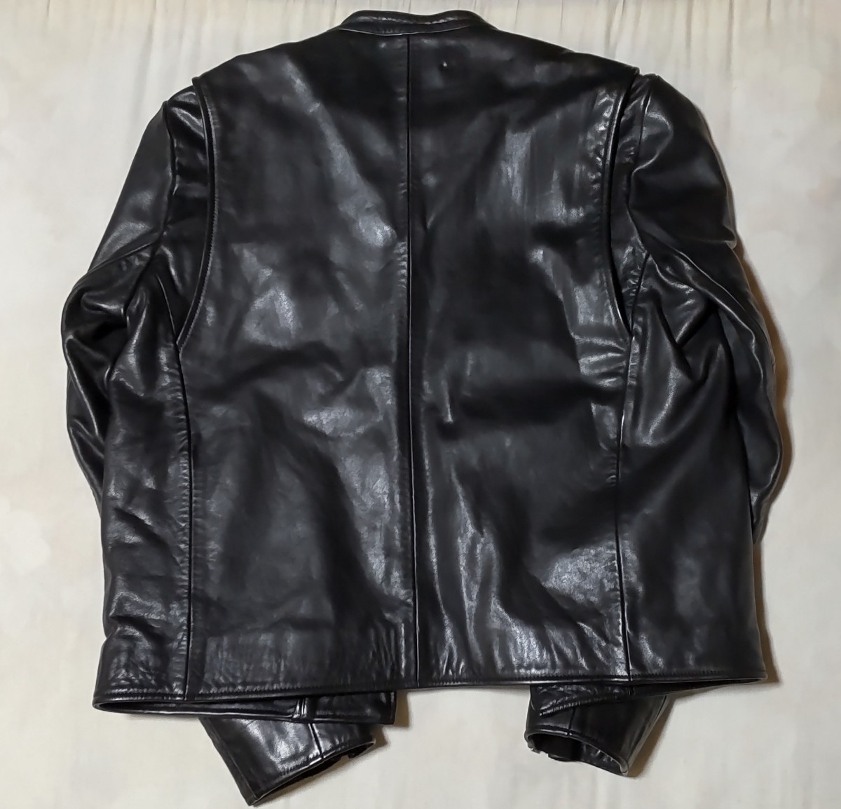 rag & bone(ラグアンドボーン) カウレザー ジップアップ ダブル