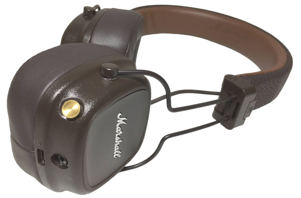 Marshall Major IV ワイヤレスヘッドホン ブラウン Marshall