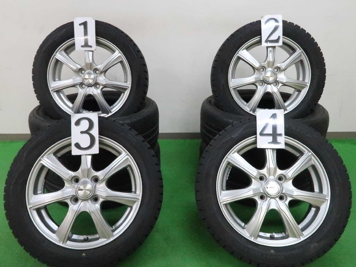 PCD100 15インチ 4.5J 4H 4本 アルミホイール スタッドレス スズキ +45 4本