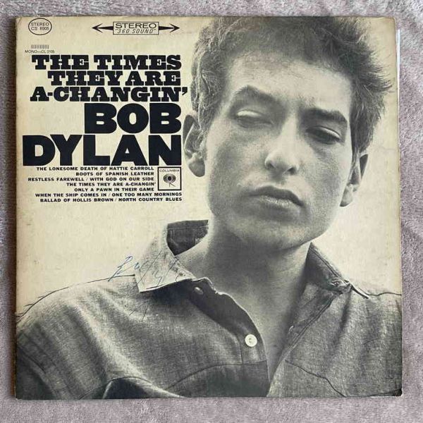 正規品，高品質 Bob Dylan 直筆サイン入り LPレコード ボブ・ディラン