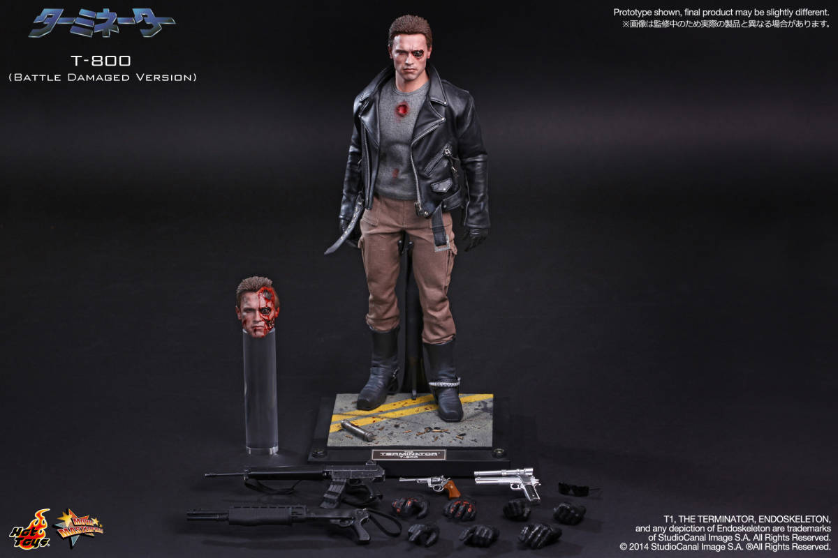 ホットトイズ ムービーマスターピース ターミネーター 1/6 T-800 （バトルダメージ版） 未開封
