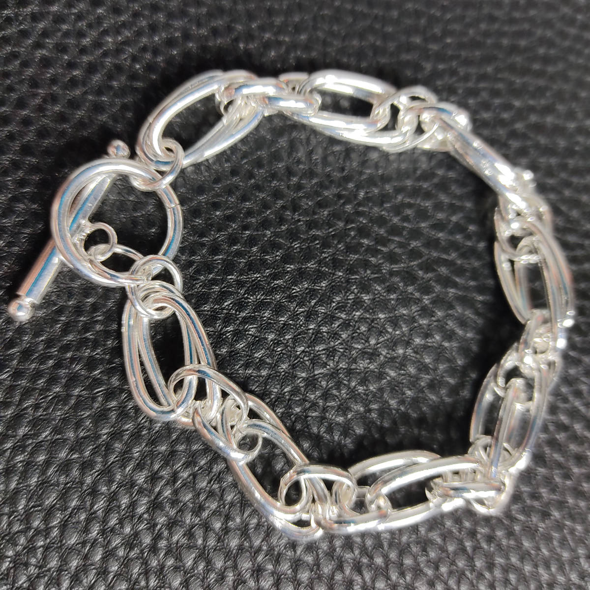 MOLECOLE Mod. MO 132004B  SILVER 925º BRACELET  (Large 22cm) main image 0