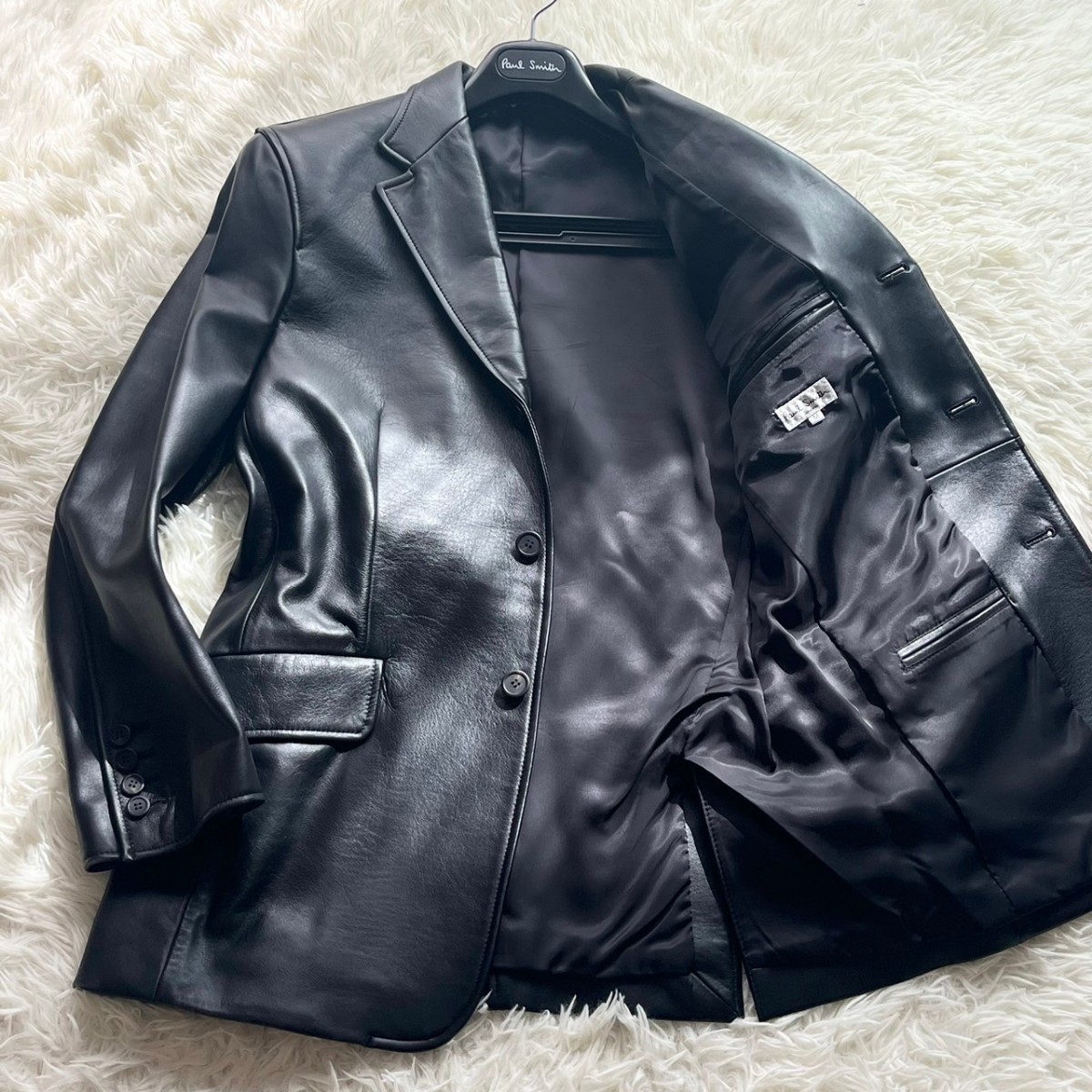 極美品○Paul Smith LONDON 【極上の本革】ポールスミス レザー 