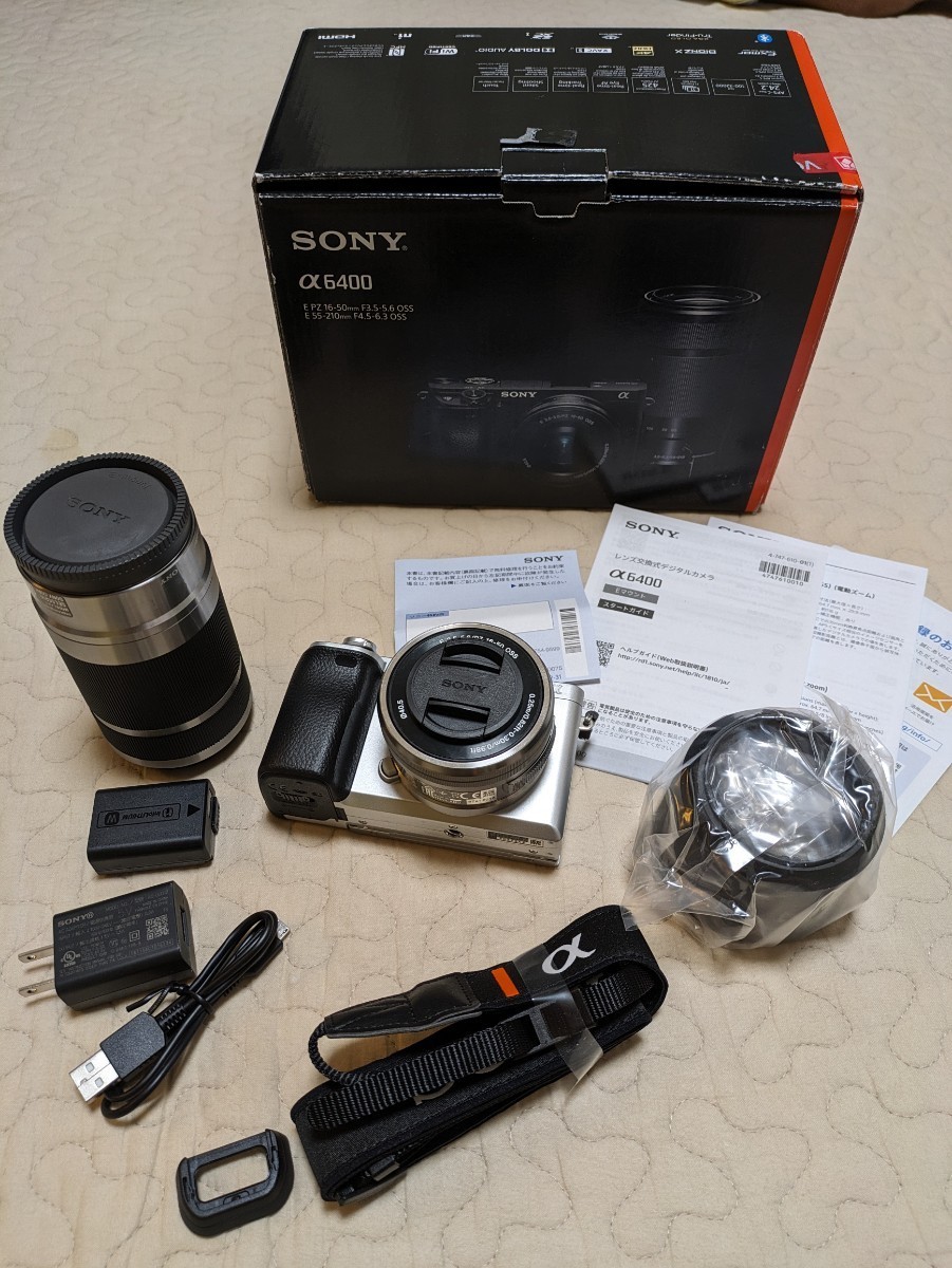 SONY α6400 ILCE-6400Y(B) ダブルズームレンズキット SONY α6400 SONY α6400 ILCE-6400Y(B) ダブルズームレンズキット SONY α6400