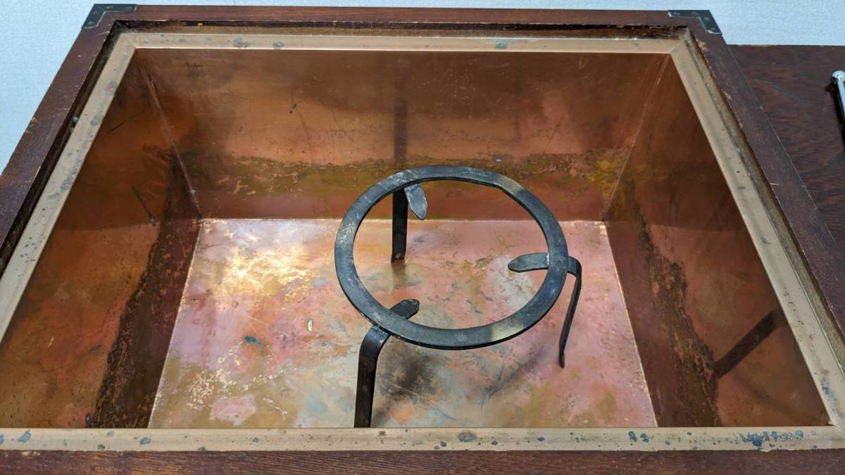 ☆ 火鉢 角火鉢 長火鉢 囲炉裏 収納付 和室 座卓 和家具 ローテーブル