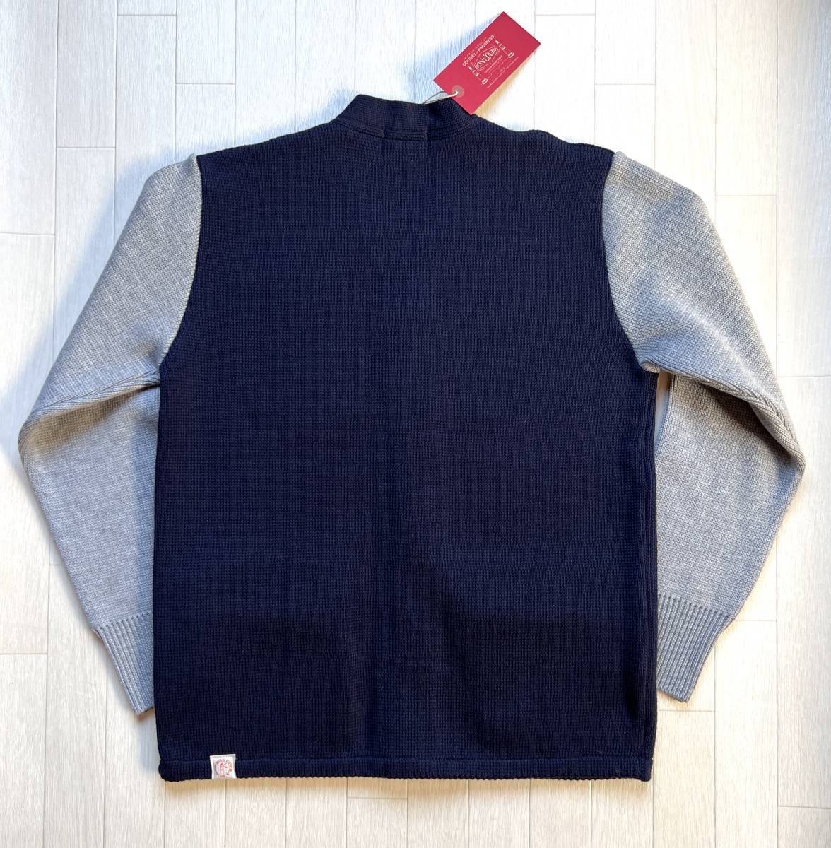廉価販売 新品 22AW 別注 BONCOURA BICOLOR IVY CARDIGAN バイカラー