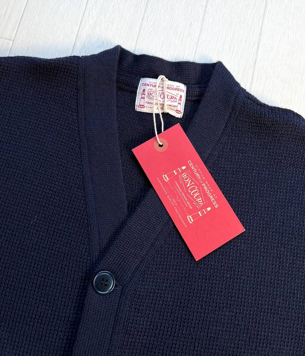 廉価販売 新品 22AW 別注 BONCOURA BICOLOR IVY CARDIGAN バイカラー