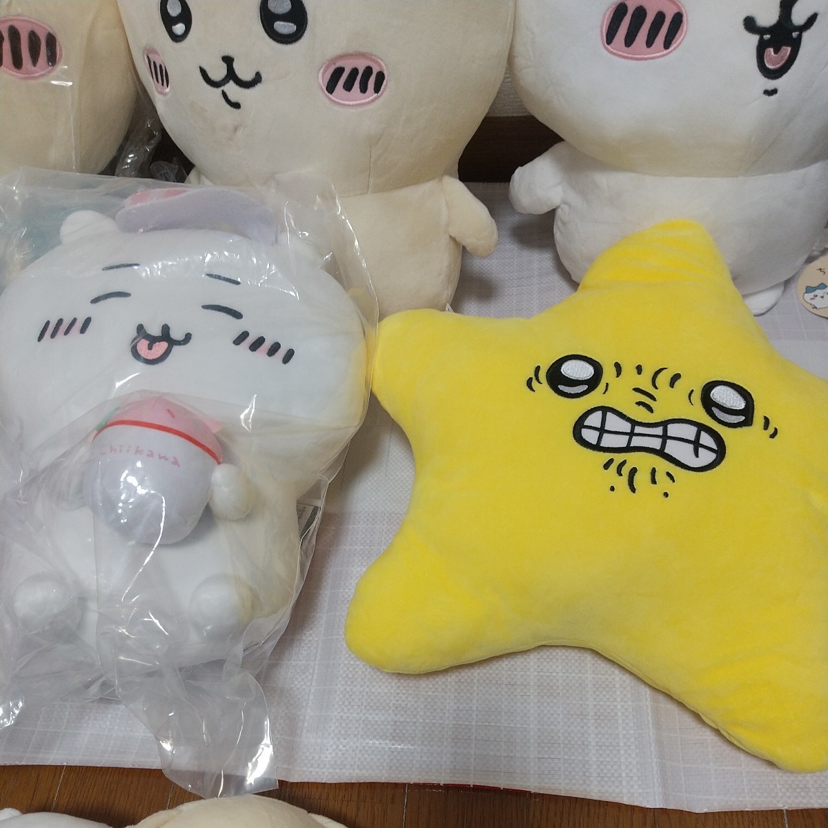 ちいかわ まとめてセット ハチワレ うさぎ 星 BIGぬいぐるみ 一番くじ 