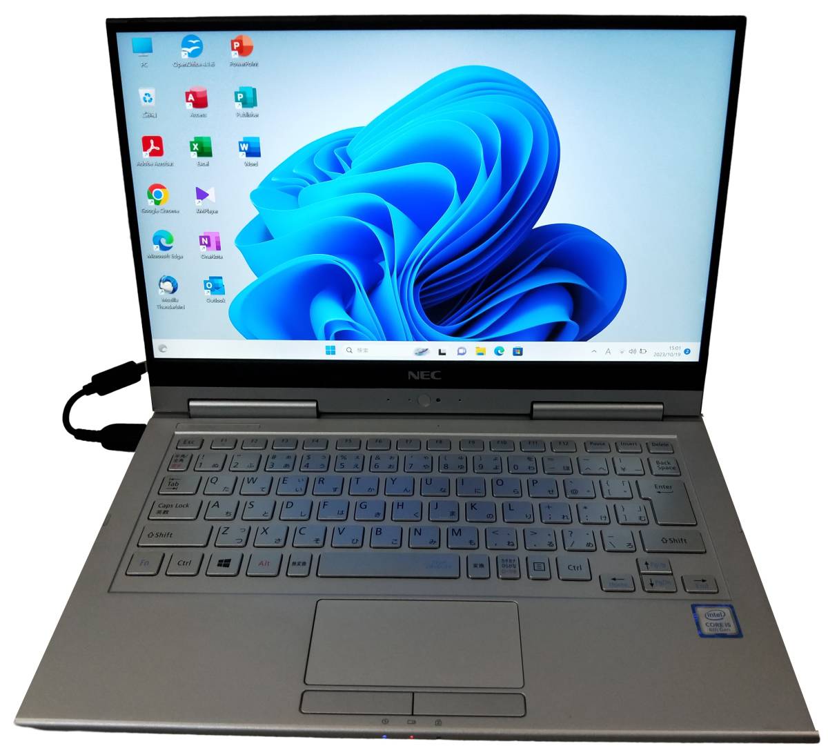 ☆【驚速 NEC VKT16G-4 i5-8250U 1.6GHz x8+8GB+SSD512GB 13.3インチ