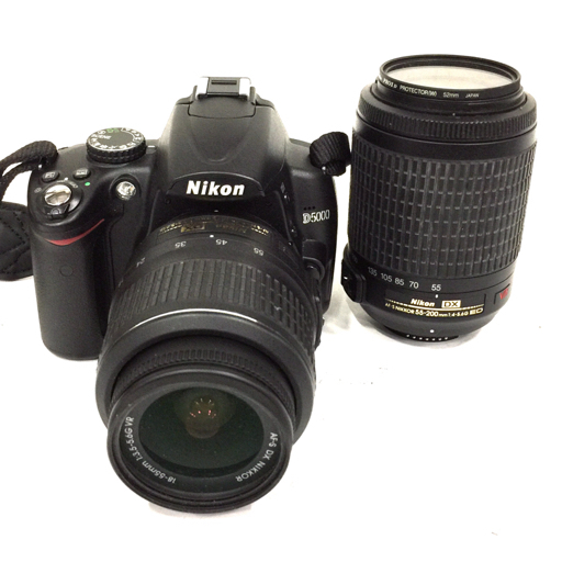 1円 Nikon D5000 AF-S DX NIKKOR 18-55mm 1:3.5-5.6G VR 55-