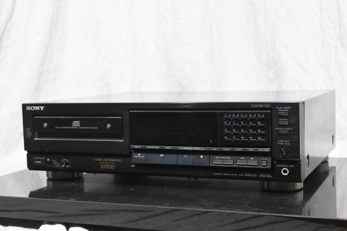 プレーヤー cdp cd プレーヤー ソニー CDP-337ESD SONY CDプレーヤー