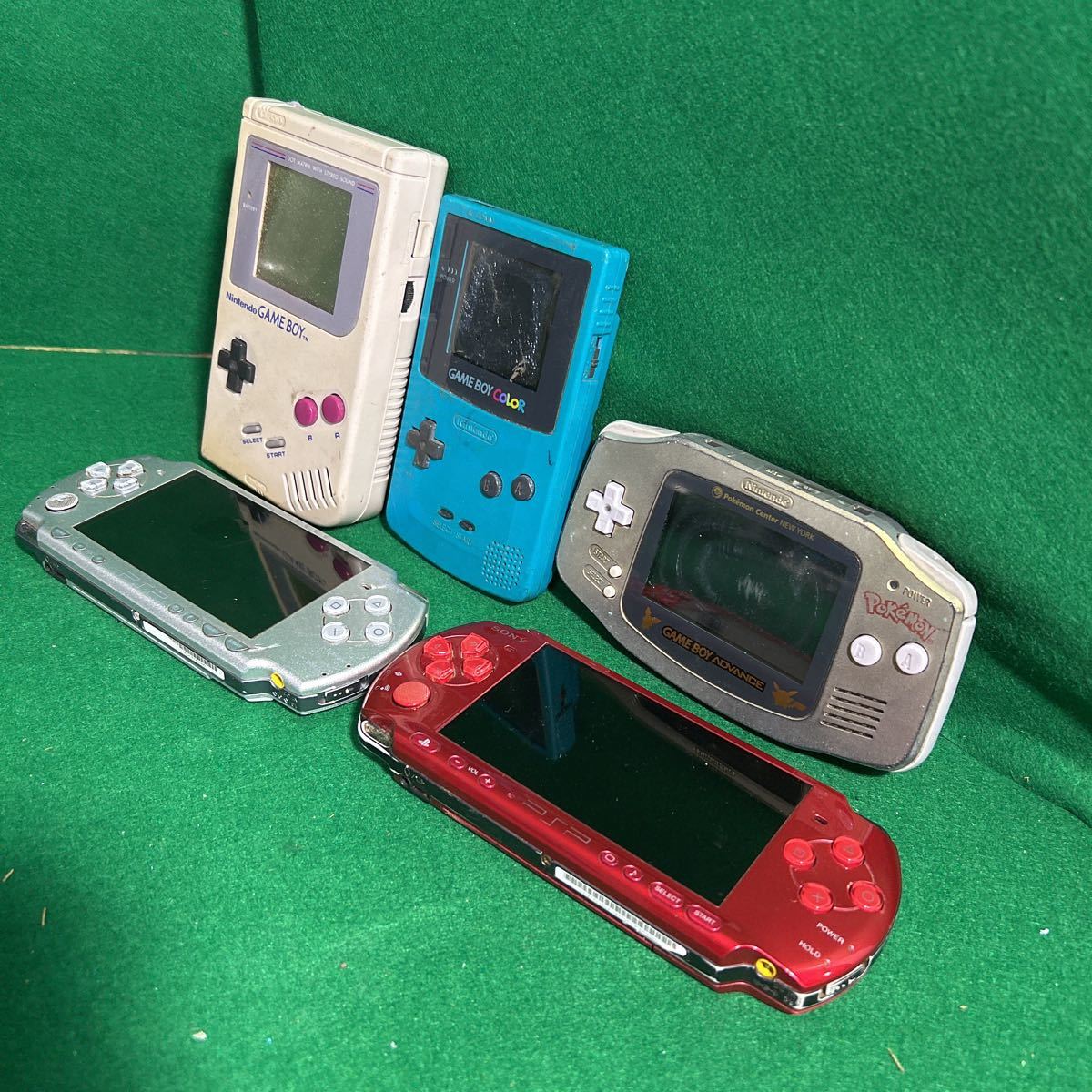 ゲームボーイアドバンス ゲームボーイ ゲームボーイカラー psp3000×2