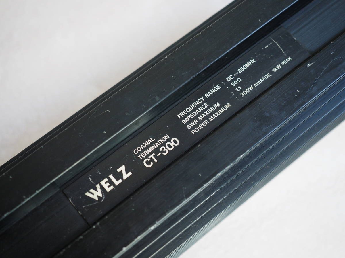 CT-300 ダミーロード WELZ - Yahoo!オークション 300W 1KWピーク PEAK